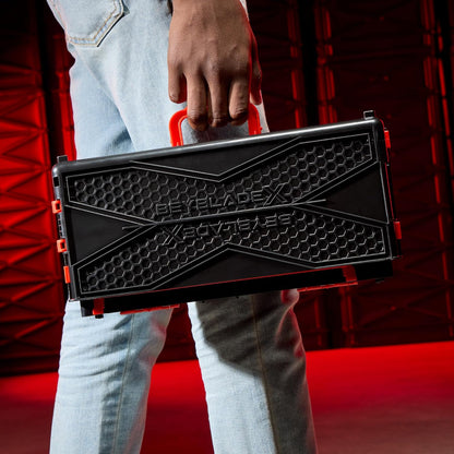 Hasbro - Beyblade X  Beystadium (Clash and Carry) Spring Stadium Arena Portatile