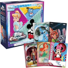 Topps Chrome Disney 2026 Mega Box Card Collezionabili 56 Carte Ufficiali - 8 Buste TCG