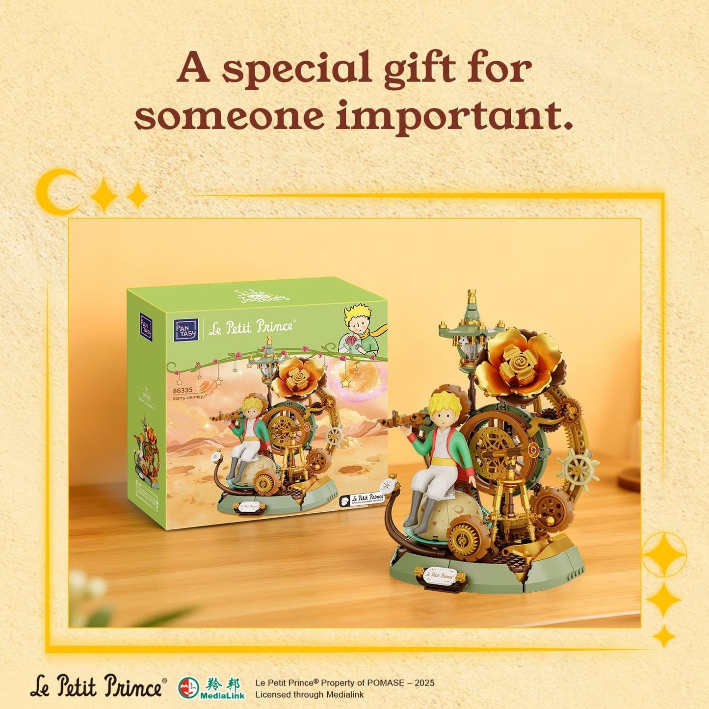 Pantasy 86335 The Little Prince Starry Journey Set Costruzioni 25cm