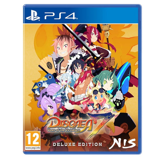 Disgaea 7: Vows of the Virtueless - Deluxe Edition Ps4 Gioco Playstation 4 Nuovo