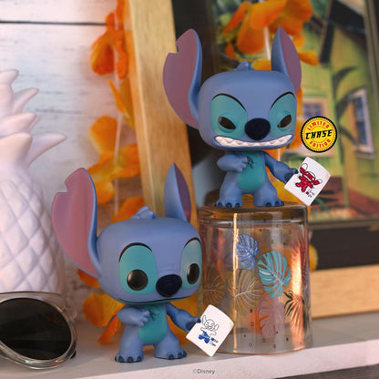 Funko Pop ! Disney Lilo & Stitch - (1744) Stitch w/Mood Chart Vinyl Figure 9Cm