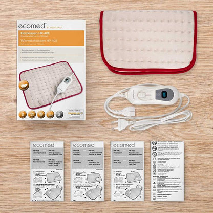 Medisana Cuscino Elettrico Riscaldante Scaldaletto Ecomed Hp-40E Blu O Rosso