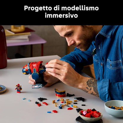 Lego - Marvel 76326 (Busto di Iron Spider-Man) Figure Costruzioni 379 pz 18+ Infinity