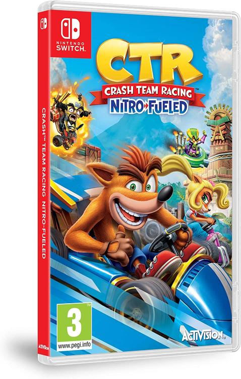 CRASH TEAM RACING NITRO-FUELED NINTENDO SWITCH GIOCO ITALIANO CTR BANDICOOT KART