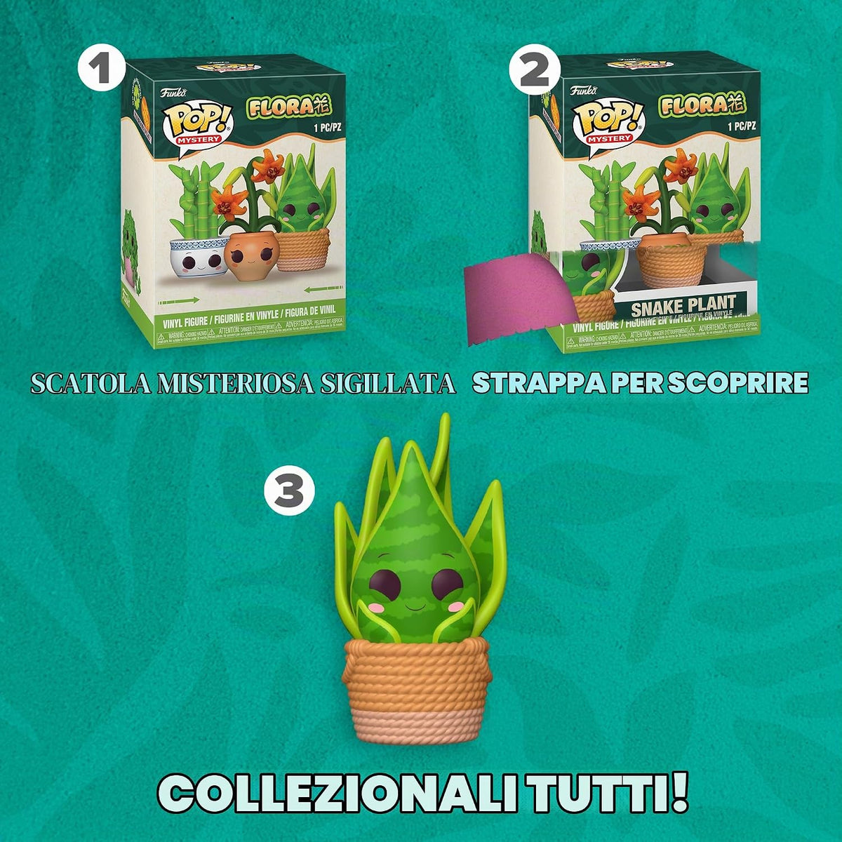 Funko Mystery Blind Flora Plants (1pz) Random Figure 10cm - Blind Box