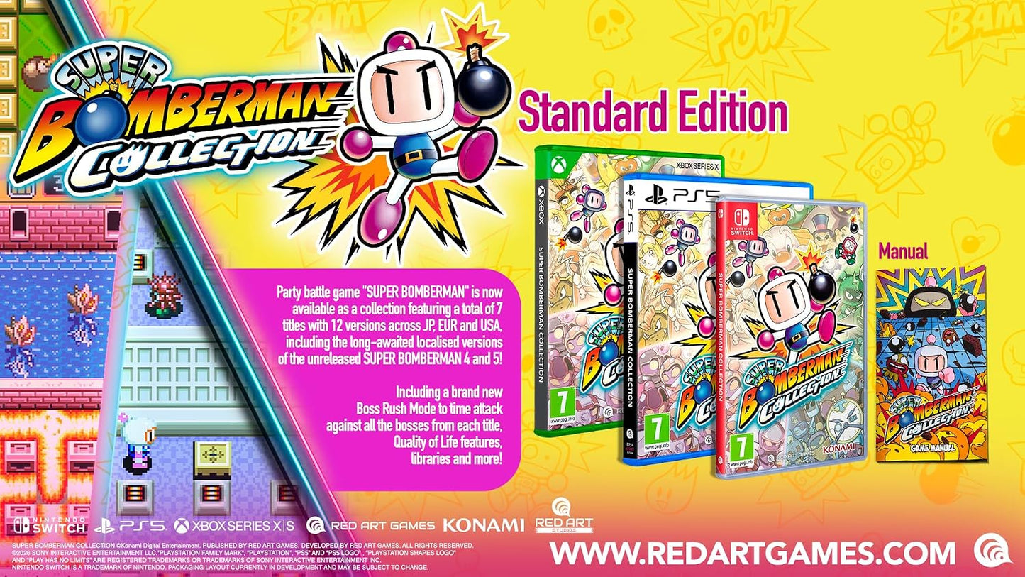 Super Bomberman Collection Nintendo Switch ITA Collezione Completa ED. FISICA