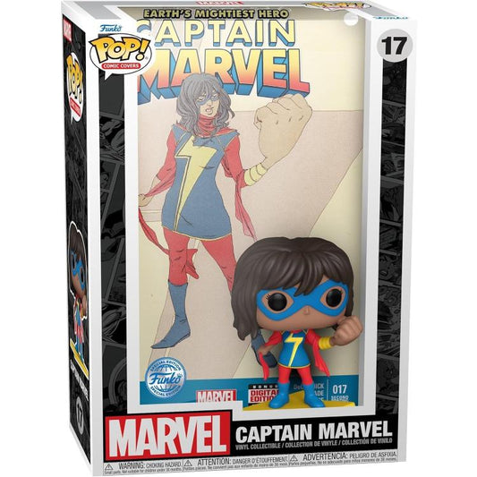 Funko Pop ! Comic Cover - Marvel (17) Captain Marvel Special Edition Figure 9Cm