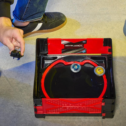 Hasbro - Beyblade X  Beystadium (Clash and Carry) Spring Stadium Arena Portatile