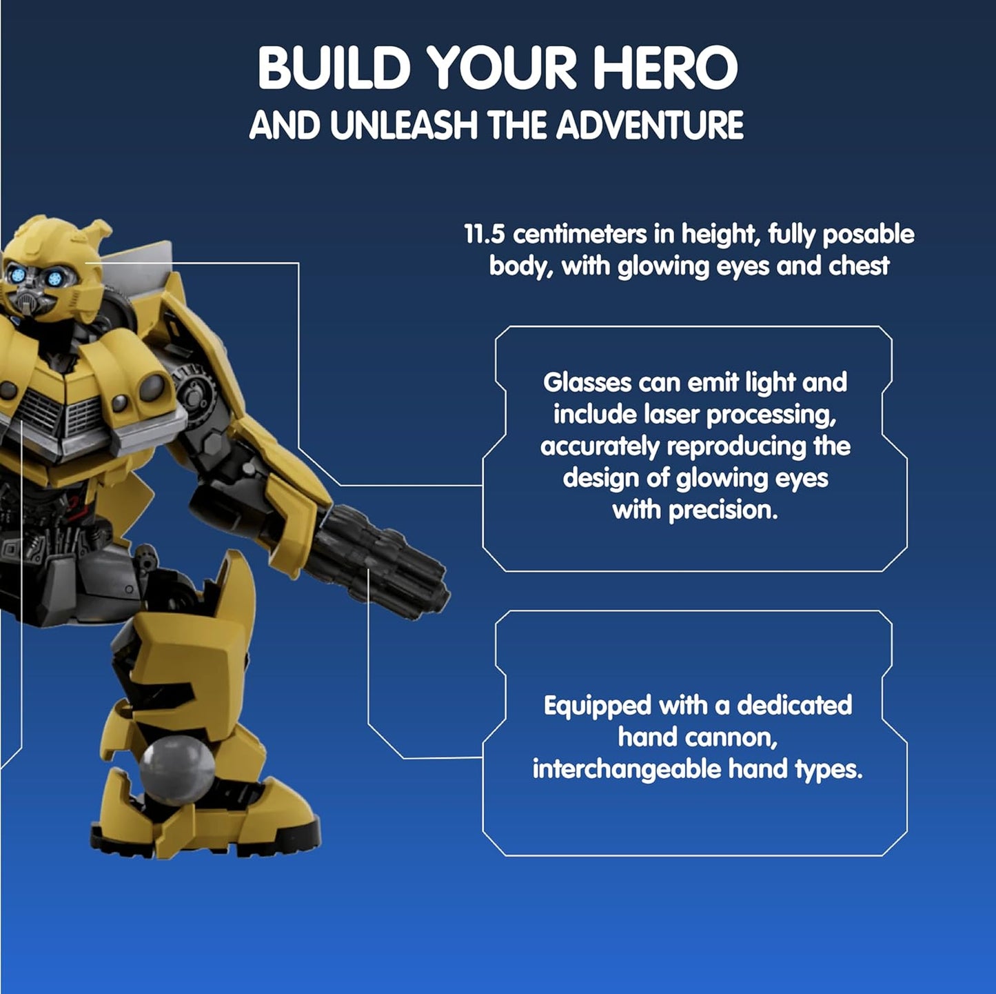 Blokees Transformers Model Kit Classic Class 02 (Bumblebee) Action Figure 71142