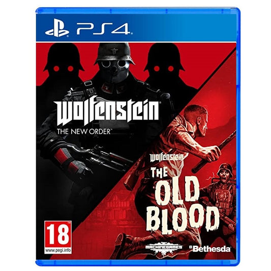 Wolfenstein Double Pack The New Order + Old Blood Ps4 Italiano Eu Playstation 4