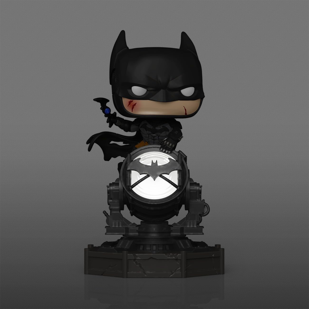 Funko Pop! Heroes: Batman Arkham Knight (614) Batman On The Bat-Signal Deluxe Figure 16cm
