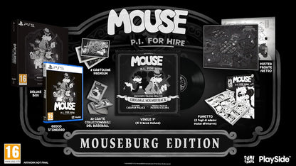 Mouse: P.I. For Hire Mouseburg Edition Ps5 Videogioco ITA Playstation 5 PAL Limited Edition Nuovo