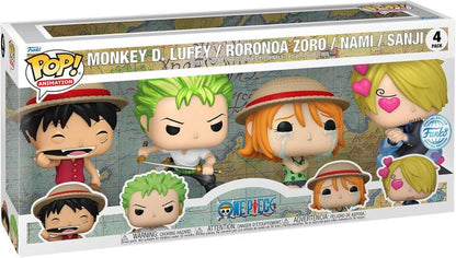 Funko Pop! One Piece - Monkey D.Luffy Roronoa Zoro Nami Sanji Special Edition