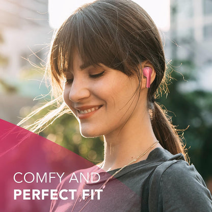 CELLULARLINE MUSIC SOUND AURICOLARI WIRELESS SWAG TWS BLUETOOTH POWERBANK ROSSO