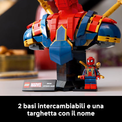Lego - Marvel 76326 (Busto di Iron Spider-Man) Figure Costruzioni 379 pz 18+ Infinity