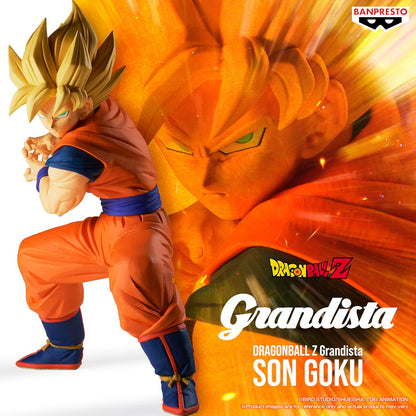 Banpresto Grandista Dragon Ball Z: Goku Super Saiyan Statua Da Collezione - Figure 22cm PVC