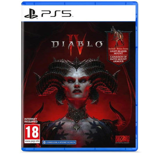 DIABLO IV PS5 VIDEOGIOCO PLAYSTATION 5 ITALIANO GIOCO SIGILLATO DIABLO 4 NUOVO
