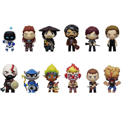 PlayStation 3D Foam Bag Clip Series 1 – Blind Mystery Box Figure 1pz