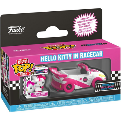 Funko Bitty Pop! Rides: Hello Kitty And Friends Tokyo Speed - Hello Kitty In Racecar