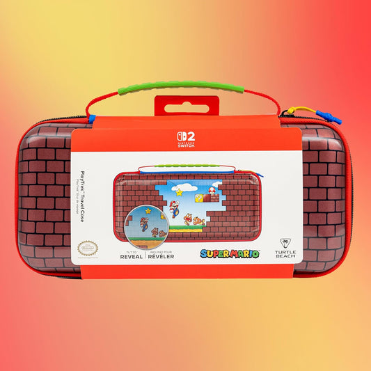 Turtlebeach Nintendo Switch 2 / SW Oled Custodia Mario Bricks Borsa Da Viaggio