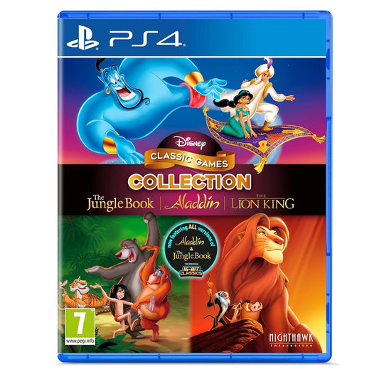 Disney Classic 3 Games Aladdin / Lion King / Jungle Book Ps4 Gioco Nuovo