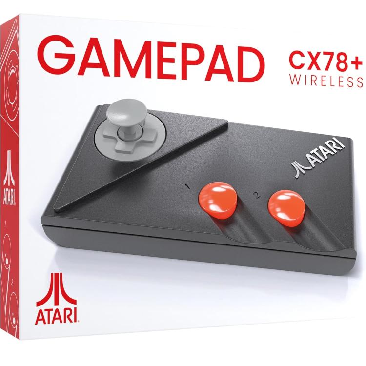 Atari Retro Games Gamepad Wireless Cx78+ Compatibile con 2600 e 7800