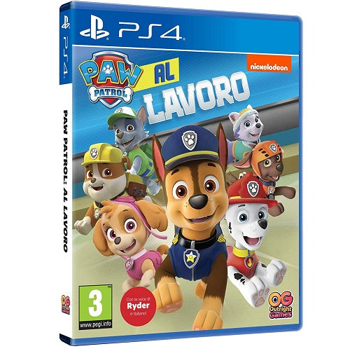 Paw Patrol On A Roll! Al Lavoro Ps4 Gioco Italiano Play Station 4 Eu Pow Nuovo