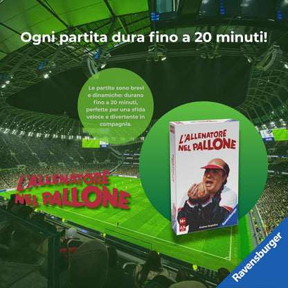 L'allenatore Nel Pallone Ravensburger - Gioco Da Tavolo Italiano 36 Carte Card Game
