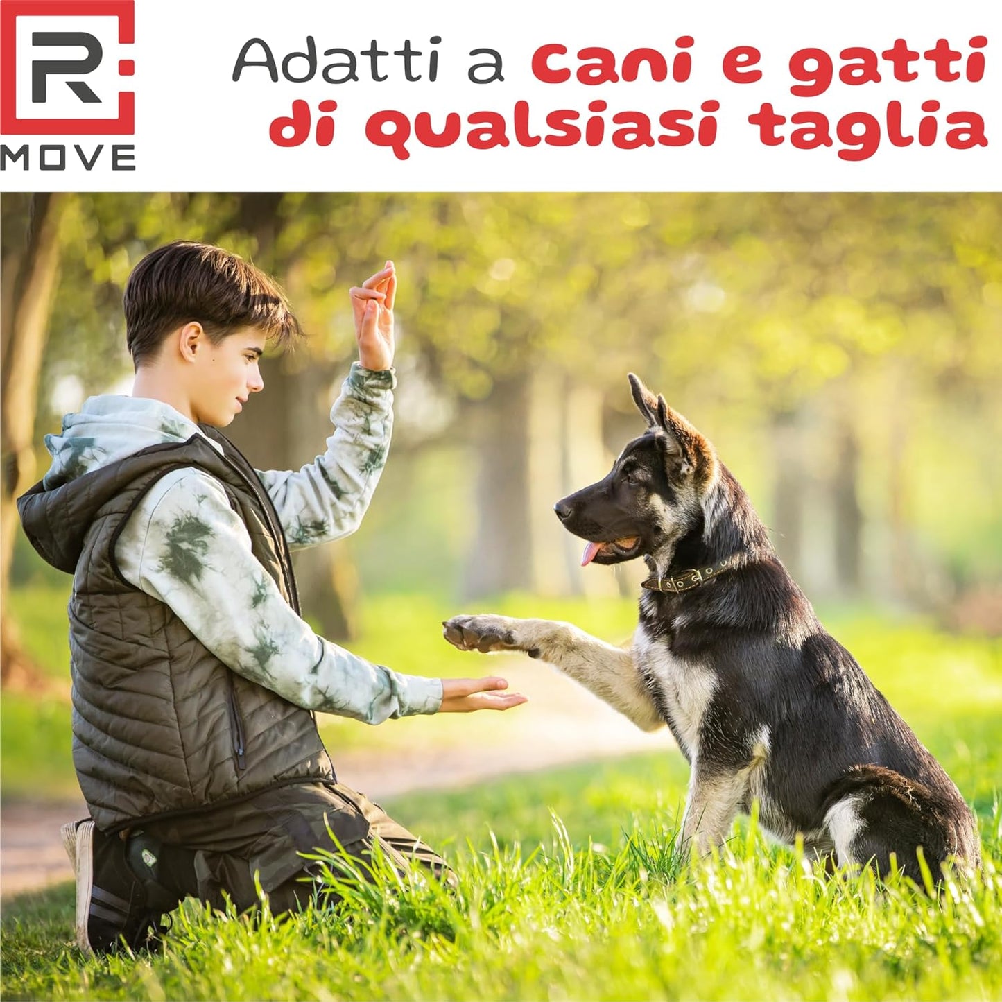 R MOVE Sacchetti Cane Cacca 810 pz (54 Rotoli) - Sacchettini Igienici Per Cani - Buste 30x23 Resistenti Dog