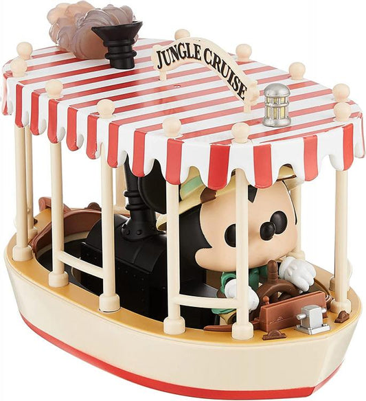 Funko Pop ! Rides Skipper Mickey Mouse Jungle Cruise W/ Boat (103) Vinyl Figure