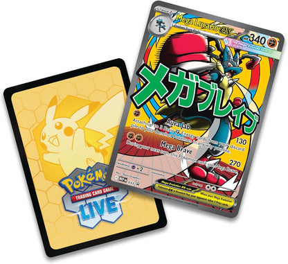 Pokémon GCC: Megaevoluzione Ascesa Eroica - Collezione Con Poster Premium Mega Lucario
