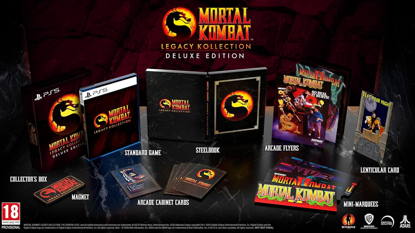 Mortal Kombat Legacy Kollection - Deluxe Edition Ps5 Gioco Playstation 5 Eu Ita