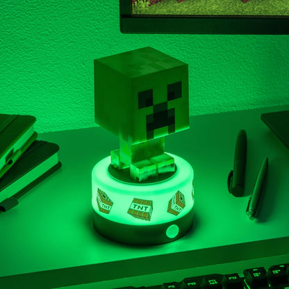 Paladone Minecraft Creeper Luce notturna Con Sensore di Movimento Lampada a Led