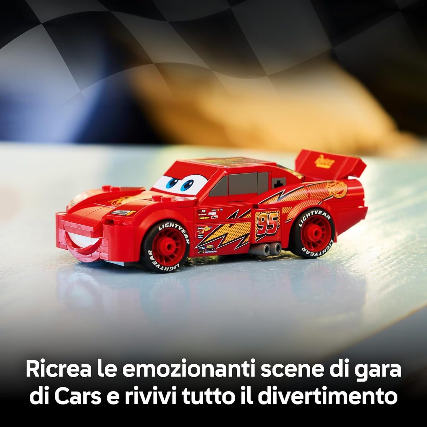 Lego Speed Champions - Cars: Saetta McQueen 77255 Figure Disney Pixar