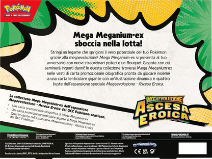 Pokémon GCC: Megaevoluzione Ascesa Eroica - Collezione Mega Meganium - Ex