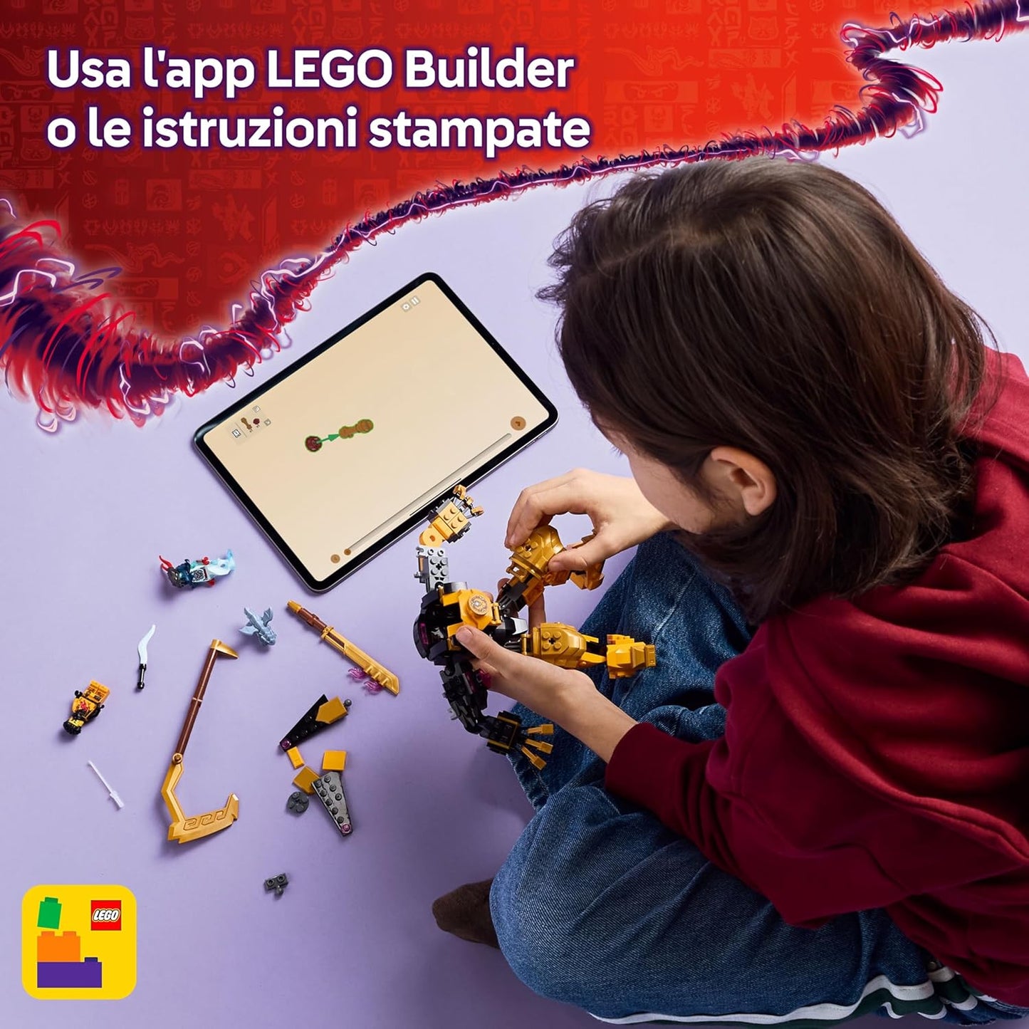 Lego - Ninjago 71839 (Battle Mech Spinjitzu di Arin) 213 pz 7+ Costruzioni