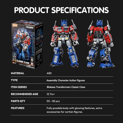 Blokees Transformers Model Kit Classic Class 01 (Optimus Prime) Action Figure 71141