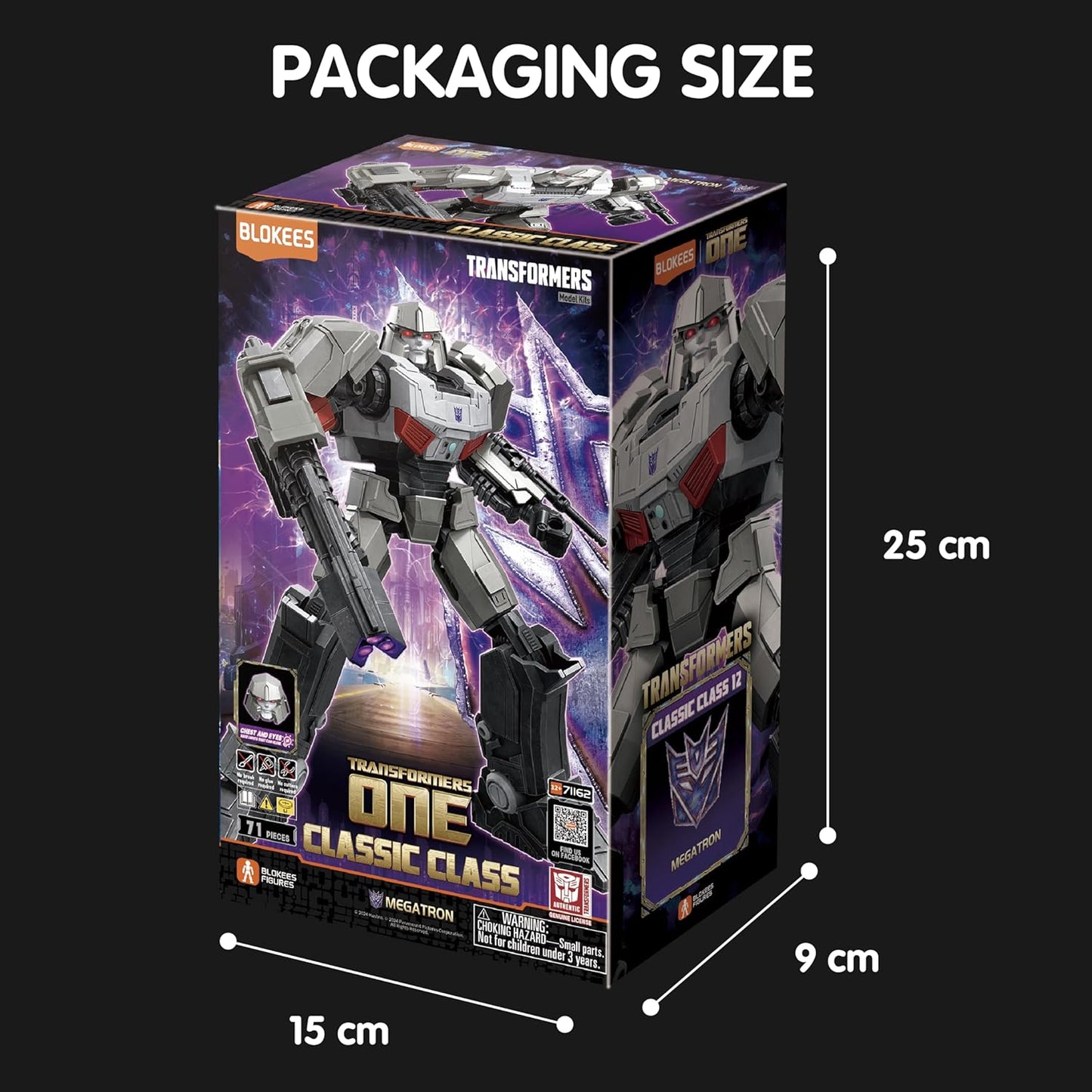 Blokees Transformers Model Kit Classic Class 12 (Megatron) Action Figure 71162