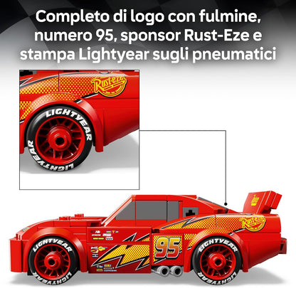 Lego Speed Champions - Cars: Saetta McQueen 77255 Figure Disney Pixar