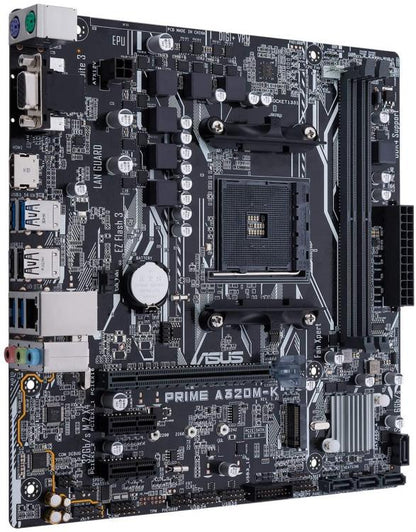 ASUS MB AM4 PRIME A320M-K 2xDDR4 4xSATA RAID M.2 USB3.1 VGA/HDMI