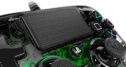CONTROLLER NACON WIRED PS4 LUMINOSO COMPACT LIGHT EDITION LED VERDE PAD NUOVO