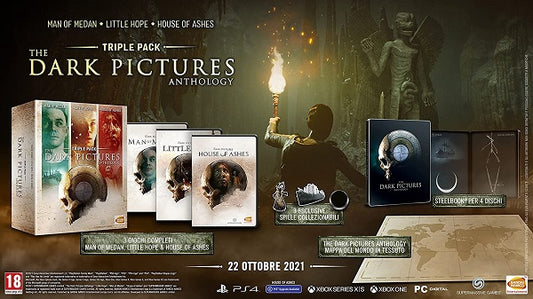 The Dark Pictures Anthology Triple Pack Trilogia Ps4 Gioco Playstation 4 Ita Ps5