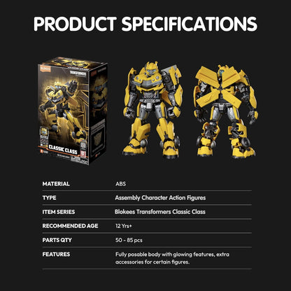 Blokees Transformers Model Kit Classic Class 02 (Bumblebee) Action Figure 71142