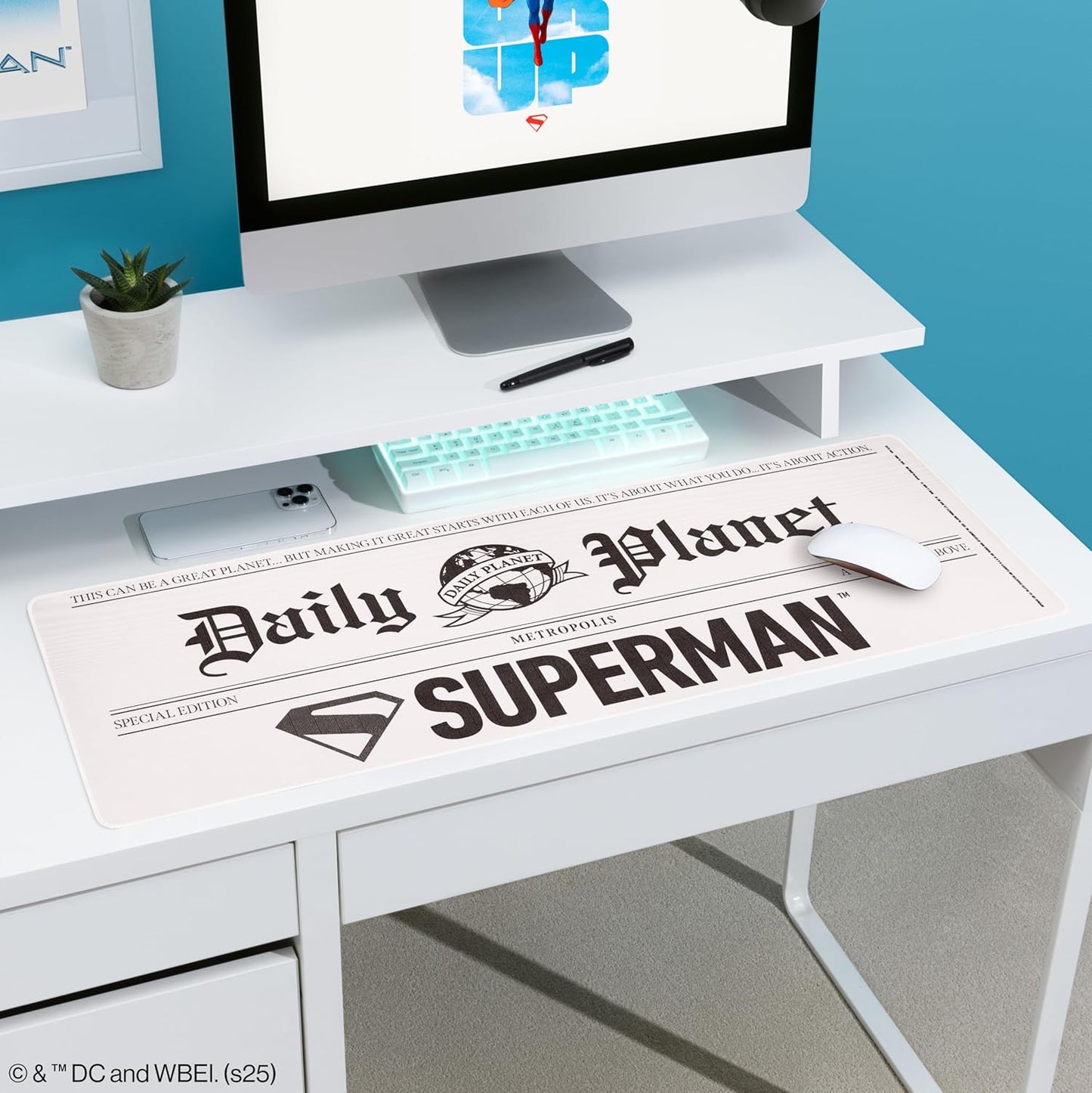 Paladone Desk Mat XXL Superman Daily Planet Tappetino Mouse Pad Scrivania