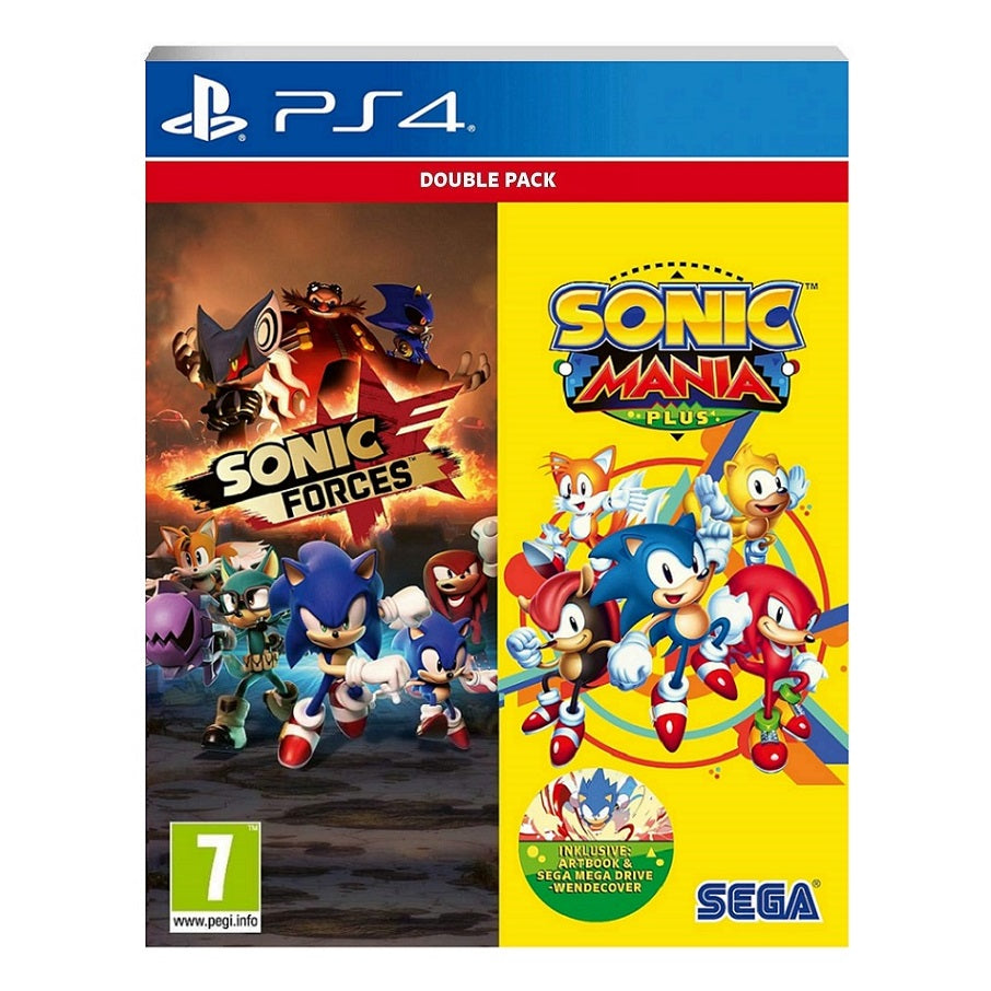 Sonic Mania Plus & Sonic Forces (Double Pack) Ps4 Videogioco Playstation 4 Multilingua Italiano