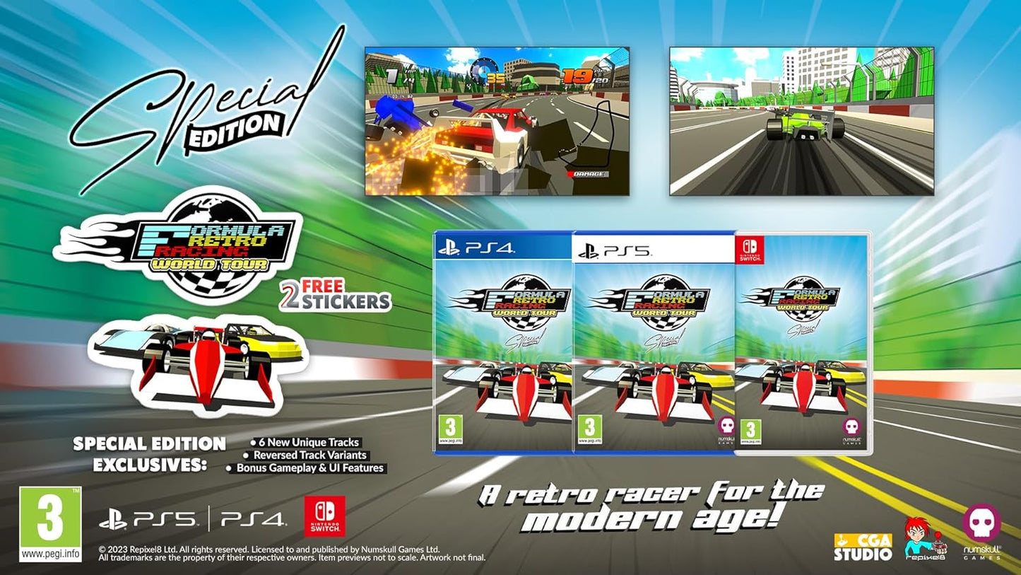 Formula Retro Racing World Tour: Special Edition Ps5 Videogioco Playstation 5 Multilingua Italiano