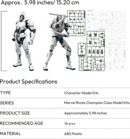 Blokees - Marvel Rivals: Model Kit - Champion Class 10 (Moon Knight) Action Figure 81121