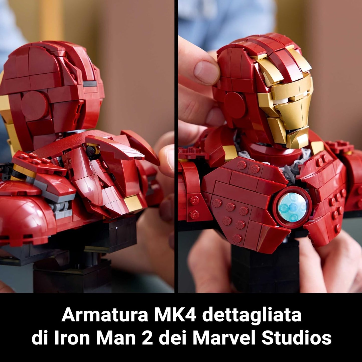 Lego - Marvel 76327 (Busto di Iron Man MK4) Figure Costruzioni 436 pz 18+ Infinity