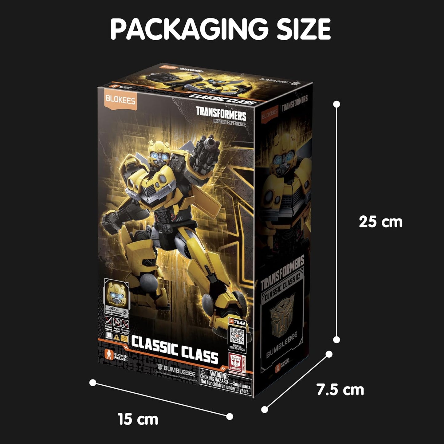 Blokees Transformers Model Kit Classic Class 02 (Bumblebee) Action Figure 71142