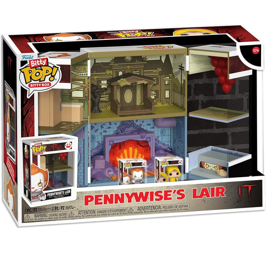 Funko Bitty Pop ! Bitty Box - Pennywise's Lair - It il Pagliaccio Figure Scene